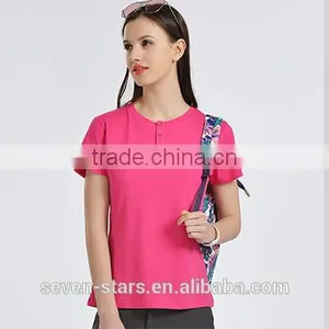 High Elasticity Fitness Clothing Blank T-shirt With Soft Fabric thumbnail-6