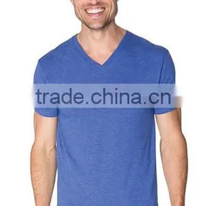 Next Level Apparel Men's Tri-Blend V Tee - Made From 50% Polyester, 25% Cotton and 25% Rayon Jersey. Comes With Your Logo. thumbnail-2