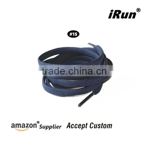 Plain 6mm Flat Trainers Sports Sneakers Tubular Plain Shoeslaces for Adidas Boost - Retail Package - Amazon Supplier thumbnail-4