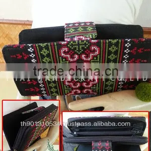 Embroidered HMONG HILL TRIBE Clutch Wallet Coin Money Bag Purse thumbnail-1