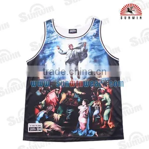 Custom Sublimation Basketball Jersey Pictures thumbnail-1