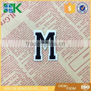 Black Letters A-Z Embroidered Motif Applique Iron On Patches Patch Sew Clothing thumbnail-5
