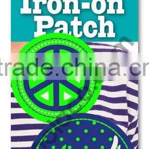 Mini Neon Iron on Canvas Patches Iron on Patches on Clothing thumbnail-1