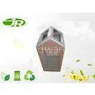 Stainless Steel Large Transparent Trash Can Rectangular Standing For Airport thumbnail-1