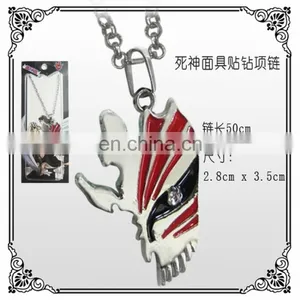 New Style Hot Silver Kurosaki Ichigo Mask Bleach Necklace Wholesale Fashion Anime thumbnail-1