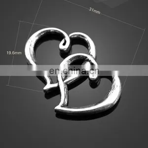 Wholesale Heart Shape Pendant Alloy Pendant Inner Wear Accessories thumbnail-1