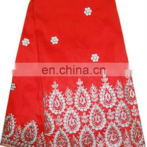 Raw Silk George Lace Fabric (5G02) thumbnail-1