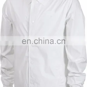 Coach Jackets - Custom Bomber Jackets - New Design White Men Coach Jacket - Polyester Nylon Coach Jacket/trainer Bomber Jacket thumbnail-1