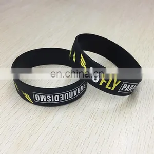 Rubber Wristband, Clear Silicone Bracelets thumbnail-1