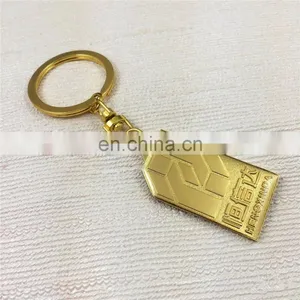 Customized Gold Metal Keychains thumbnail-3
