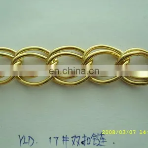 Shining Custom Metal Link Chain / Stainless Steel Ball Chain Link Closely thumbnail-4