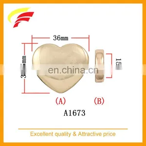 Zinc Alloy Heart Shape Belt Buckle for Women thumbnail-3
