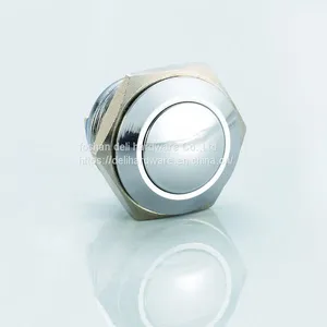 12 Volt Led Pcb Waterproof Metal Push Button Switch thumbnail-2