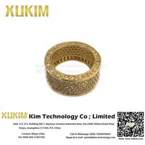 Xukim CZR006 Gold Ring Design for Male and Female thumbnail-4