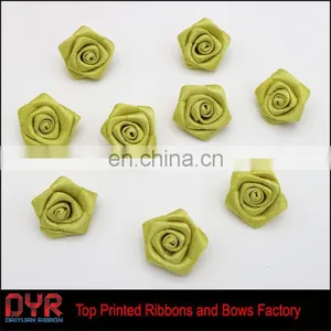 Satin Ribbon Big Peony Flower Craft Wedding Decoration Bow thumbnail-1