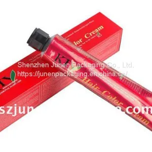 Flexible Aluminum Packaging Tube for Hair Dye Cream thumbnail-1