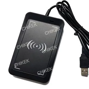 Dual Frequency LF & HF RFID Reader Writer, 125KHz& 134.2KHz and 13.56MHz, Smart Card Reader thumbnail-2