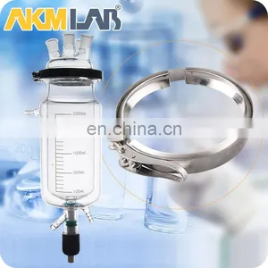 AKMLAB 2L Laboratory Jacketed Glass Reactor Price thumbnail-4