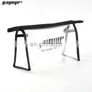 Hot Popular Clear PVC Transparent Cosmetic Bag Nail Salon Use Gel Polish Package Private Label Oem thumbnail-2