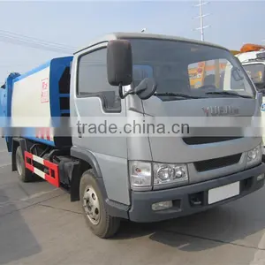 Yuejin 5m3 Mini Garbage Truck thumbnail-1