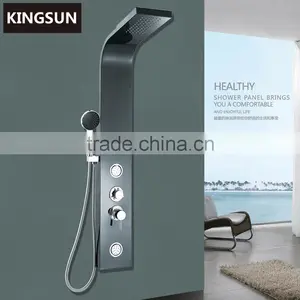 China Supplier High Quality Stainless Steel Shower Panel Cheap Shower Column thumbnail-1