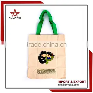 Customized Available Foldable Custom Canvas Shopping Bag thumbnail-1