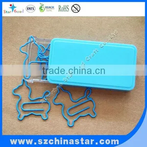 PET Coated Iron Wire Horse Shape Paper Clip Assorted Color thumbnail-1