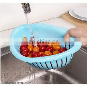 Plastic Fruit Vegetables Washing Basket Colander thumbnail-4