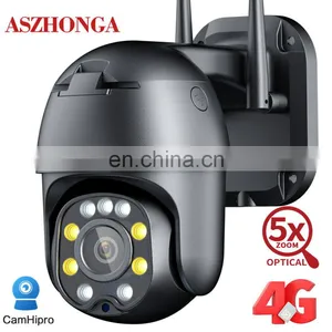 5MP IP Camera 4G SIM CARD 5X Optical Zoom Security Outdoor PTZ HD CCTV Dome Surveillance Cam Motion Tracking CamHipro thumbnail-2