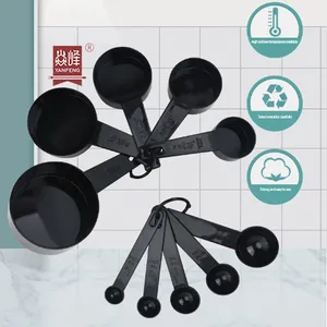 Kitchen Accessories Home and Kitchen Gadgets Plastic Measuring Cups And Spoons Set for Baking Coffee Kitchen Accessories thumbnail-4