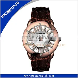 Women's 2016 New Bracelet Crystal Dial Quartz Wrist Watch thumbnail-1