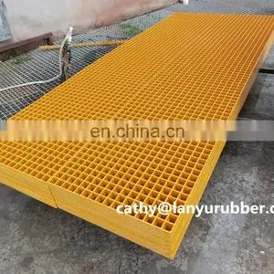 Wholesale Thickness 25mm Standard GRP Frp Walkway Grating for Rooftop Solar Project thumbnail-4