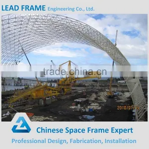 Prefabricated Long Span Steel Structure Frame Bulk Storage thumbnail-2