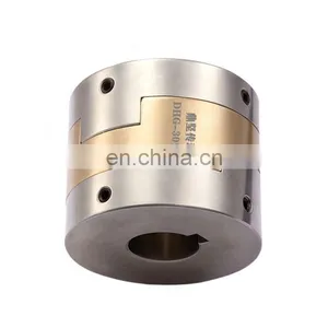 High Regidity ISO Certificate DFCG Stainless Steel Drive Shaft Coupling Flexible Type Keyed Keyway Sliding Oldham Coupler thumbnail-2