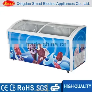 Home Use Manual Defrost Ice Cream Horizontal Freezer With Compressor thumbnail-4