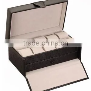 Custom Watch Repair Kit Carbon Fiber Pattern Watch Case,Watch Display Storage Box thumbnail-4