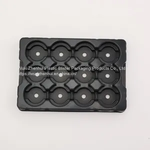 Black ABS Thermoformed Plastic Blister Trays Plastic Packaging Clamshells thumbnail-3