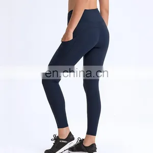 NEWEST Tie Dye Camo Printing Fitness Yoga High Waisted Pants Leggings With Side Pockets For Women Active Wear thumbnail-1