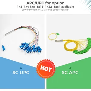 FTTH Network 1x8 1x12 Uneven PLC Fiber Splitter Optical Fiber Optic Splitters Fiber Optic PLC Splitter thumbnail-4