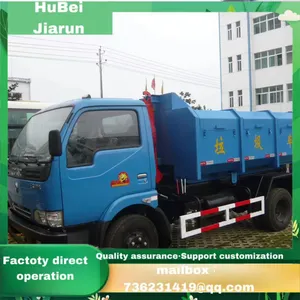 Hook Arm Garbage TruckClean up the Garbage in the Factory Area thumbnail-1