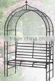 Elegent and Fanshion Wedding Decorative Zinc Coating Wrought Iron Bench thumbnail-1