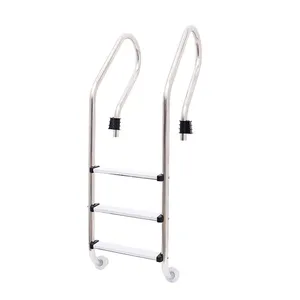 Factory 3-5 Steps S.S#304 and #316 Swimming Pool Ladders For Wholesale thumbnail-1