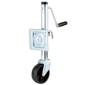 1000 lb Capacity Side Wind Swing Down Bolt On Trailer Jack 10 In. Lift thumbnail-2