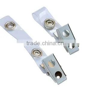 Small Badge id Card Holder Clip Metal Clip thumbnail-2