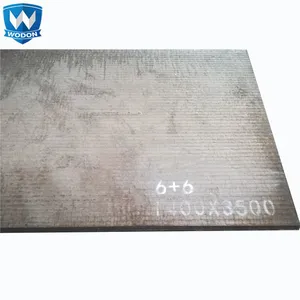 Bimetal Anti-Wear Composite Steel Plate High Durability, Abrasion-Resistant Steel for Mining, Construction, and Heavy Equipment thumbnail-1