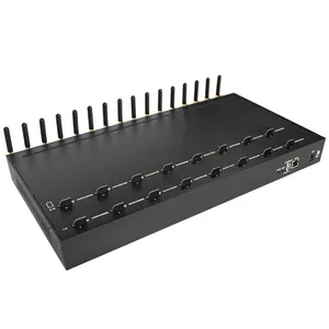 Hot Sale for 2G M26 VOIP Gateway 16-16 Support Change IMEI SMPP API SMS Bulk Router Simbox for Sending and Receiving SMS thumbnail-1