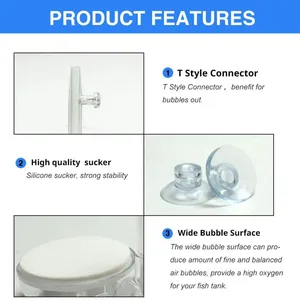 Boxtech Aquarium Nano Air Stone Fish Tank Ultra Silent Nano Bubble Stone Silent Diffuser for Dissolved Oxygen, Used in Aquariums Fish Tank thumbnail-3