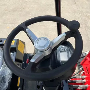 Garden Cleaning Snow Mini 4WD Loader HZM 807 Small Front Loader With Trailer thumbnail-2