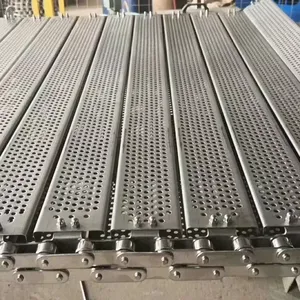 U-Shaped Stainless Steel Wire Plate Conveyor Belt Knitted Mesh Chain for Sorting Manufacturer's Product thumbnail-4