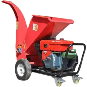 2024 Hot Small Diesel Engine Powered Wood Crusher Branches Shredder for Home Use thumbnail-1